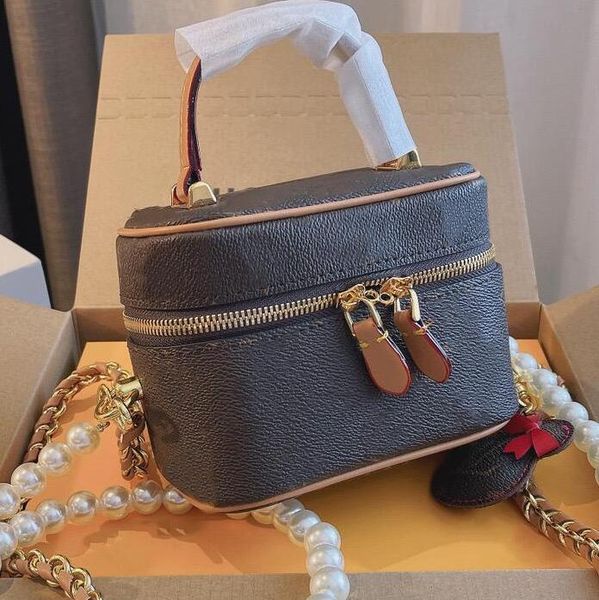 

brand cosmetic bag designers luxurys mini special double straps women shoulder bags fashion girls makeup crossbody