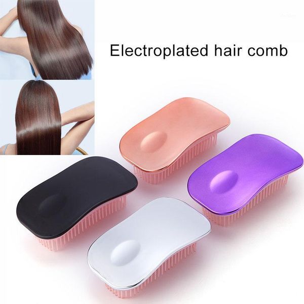 

pcs massage scalp hairbrush comb with soft bristles hairdressing 6691, Silver