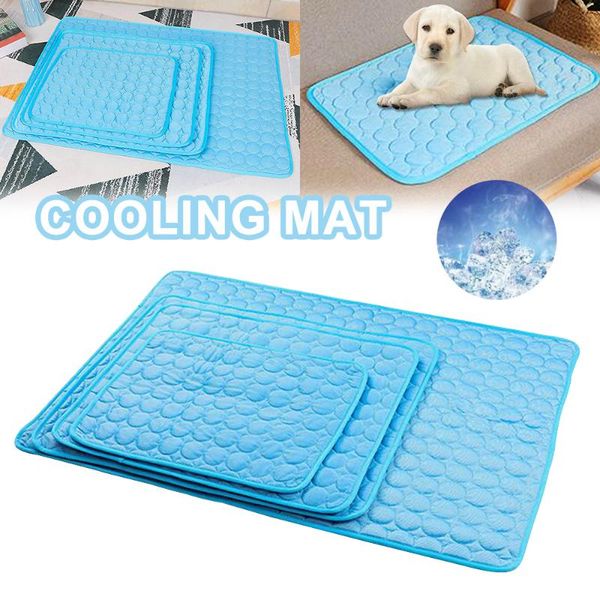 

kennels & pens self cooling dog mat large pet cool non-toxic activated gel pad ice great for dogs cats 2
