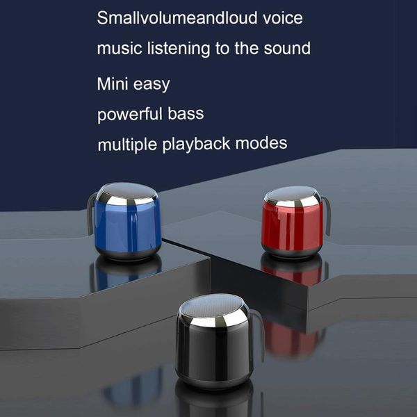 

bluetooth speaker mini wireless loudspeaker crack led tf usb subwoofer speakers mp3 stereo audio music player portable
