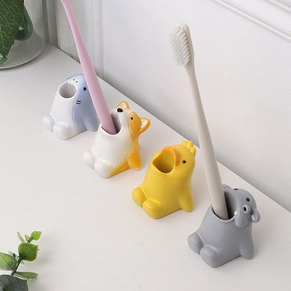 

toothbrush holders deskholder cute animals bathroom organizer mini family tools household accessories
