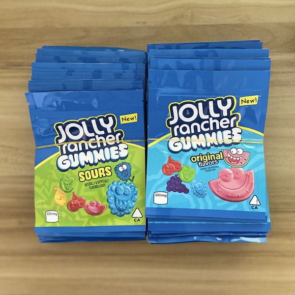 

packaging bag jolly rancher sours gummies original sour flavored candy 420 edible package 600mg gummy edibles smell proof
