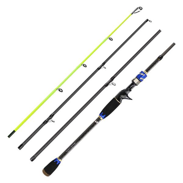 

boat fishing rods 4 section carbon fiber 1.8m/2.1m/2.4m spinning rod m power rock carp feeder surf