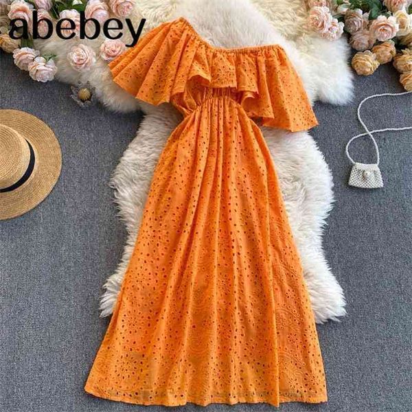 

one shoulder sleeveless lace pleated femme long dresses bohemian a line vacation dress vestido robe 210715, Black;gray