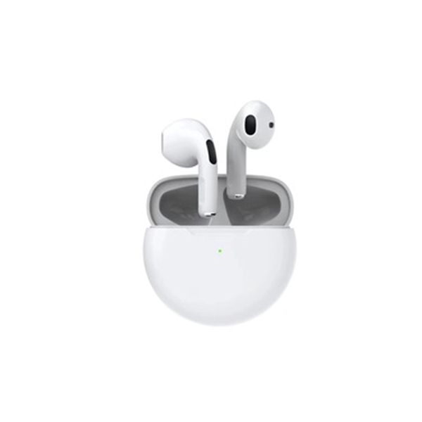 

airpods pro6 tws bluetooth headphones noise cancelling stereo soft wearing wireless earbuds with oled display sport headsets conduction pro