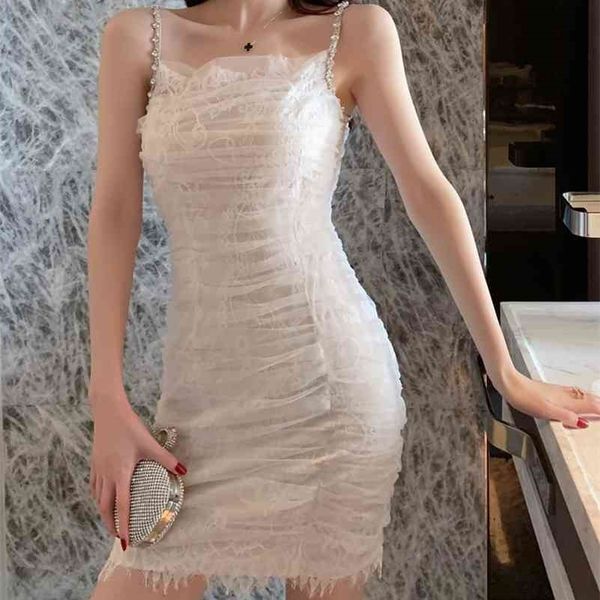 

summer women's sense off-the-shoulder slim little lace dress office lady sleeveless zippers knee-length 210416, Black;gray