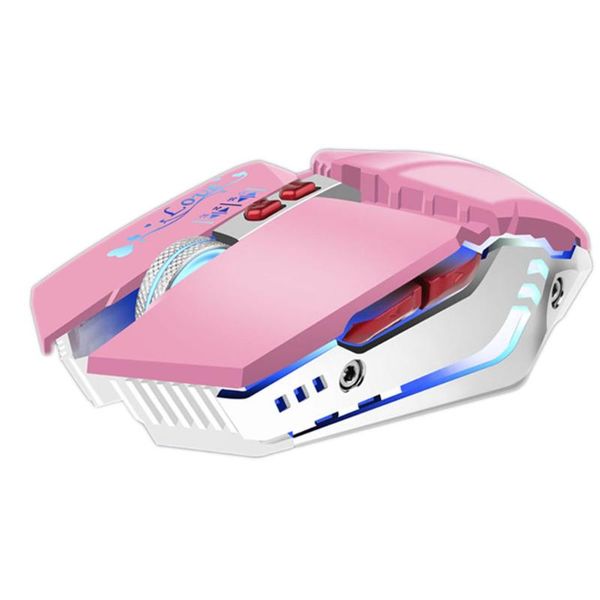 

mice 3500dpi usb wired ergonomic design mute colorful light gaming mouse game accessories