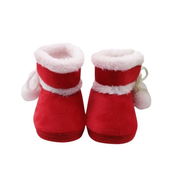 

bobora winter autumn warm cute red fringe flock baby snow slip on girls toddler shoes first walker 0-18m walkers