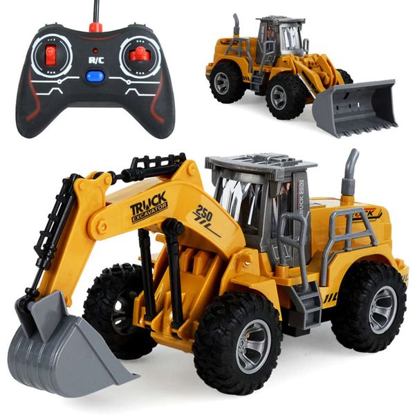 

electric/rc carwutong bulldozer engineering vehicle electric wireless remote control excavator model boy's toy car