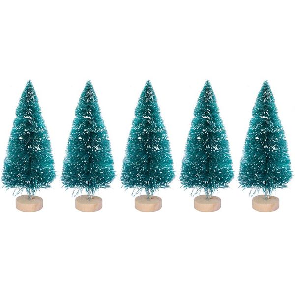 

christmas decorations 5pcs mini trees xmas party deskdecors tabletree ornaments
