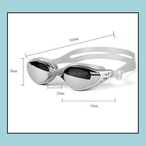 

sports & outdoorscoating mirrored sport water sportswear fog anti uv waterproof swimming goggles fashion swim glasses arrival d