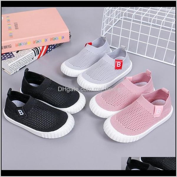 

baby maternity drop delivery 2021 breathable mesh fabric toddler boy casual sneakers summer children sport shoes soft bottom nonslip s, Black;red