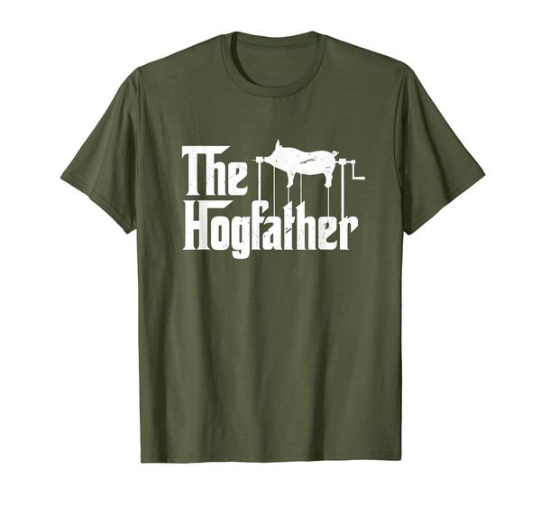 

the hogfather barbecue chef | funny bbq grill master t-shirt, White;black