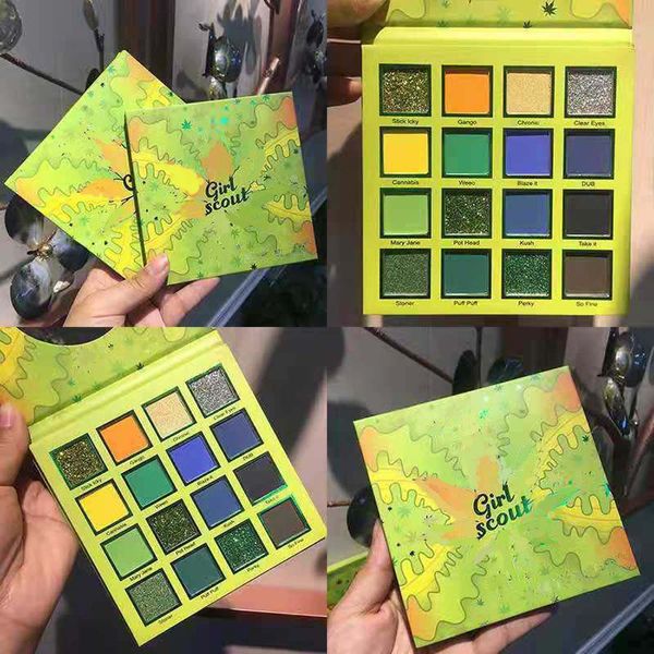 

waterproof long-lasting 16 colors eye shadow palette cosmetics brighten color matte & shimmer pigment pressed powder makeup for eyes
