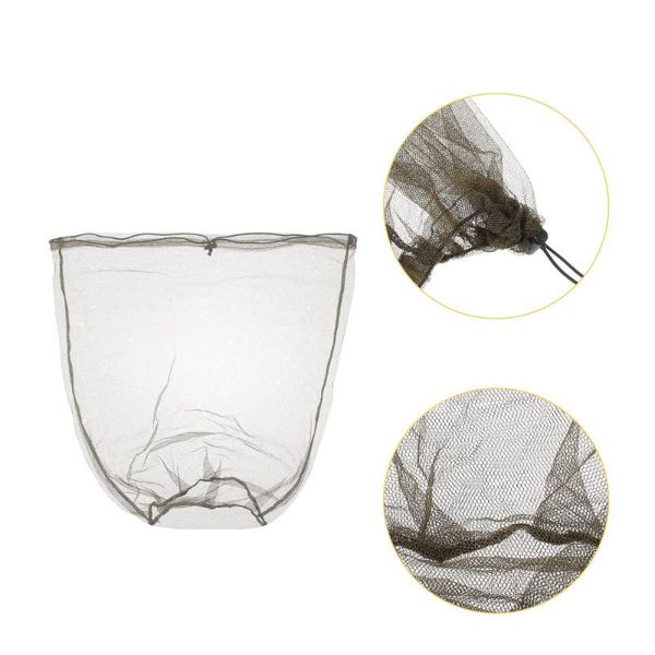 

outdoor hats 2pcs insect head mesh covers netting anti bee cap, Black;white