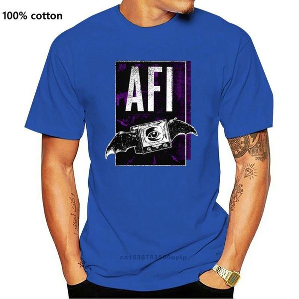 

men's t-shirts afi band punk black t-shirt size s to 2xl men t shirt, White;black