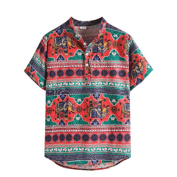 

men's casual shirts camisas de hombre manga larga hawaiian shirt men beach short cardigan sleeve, White;black