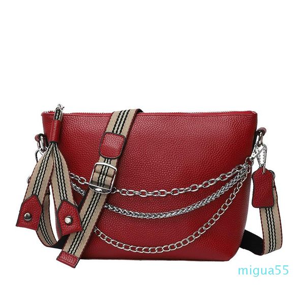 

shoulder bags women's bag natural genuine leathe women handbag soft cowhide fashion chain female messenger