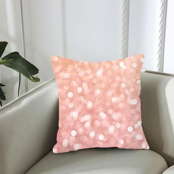 

cushion/decorative pillow 1pc pink sequin gradient cushion cover modern nordic throw sofa pillows decorative home style 45x45cm pillowcas