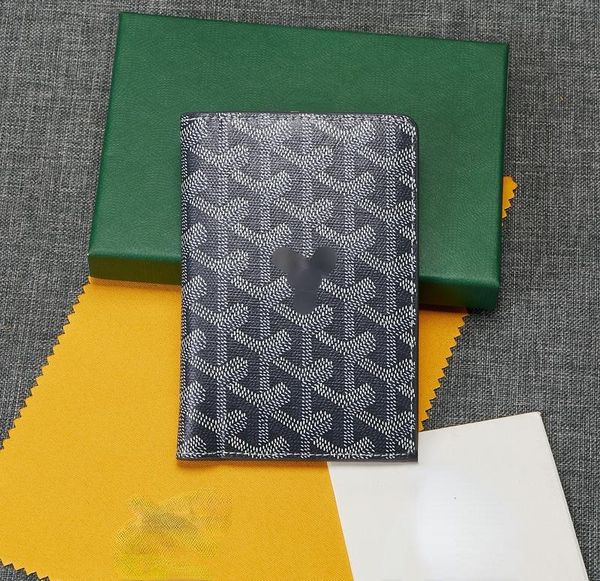 

card holders 2021 fashion brand passport holder, Brown;gray