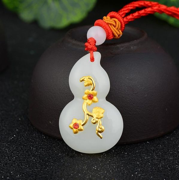 

lockets 3d gold inlay and tianyu auspicious plum pendant h32#, Silver