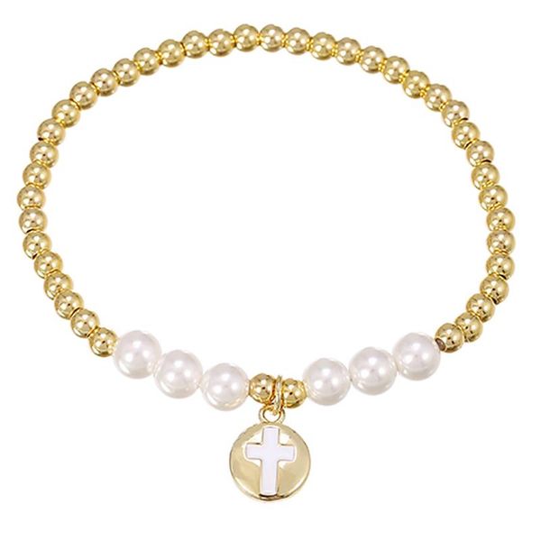 

charm bracelets gold color beads adjustable chain bracelet for women 2021 fashion imitation pearls bangle jewelry gift, Golden;silver