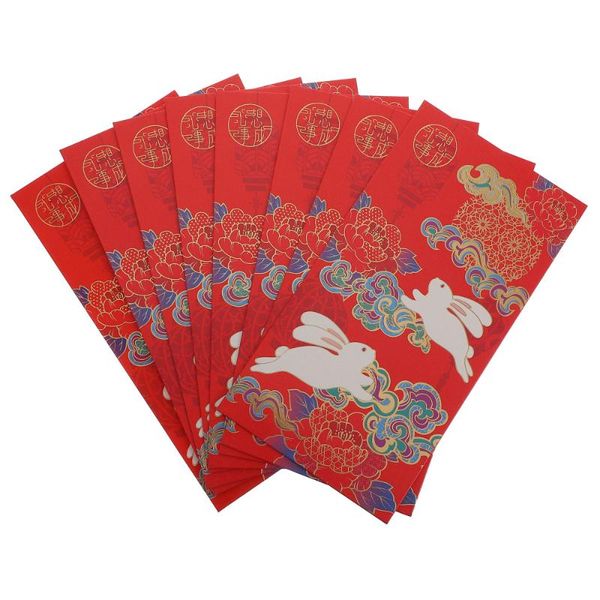 

8pcs chinese year envelopes money packet pretty festive hong bao gift wrap