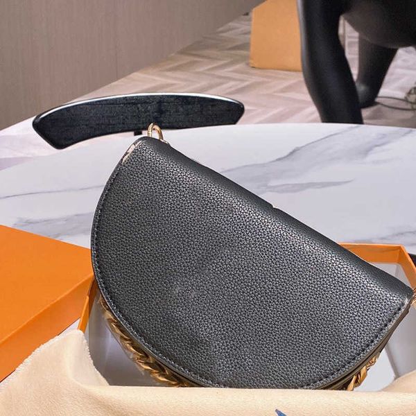 

7a gradient blue moon teeth bag women crossbody handbag classic ladies gold chain wallet attract ilron button