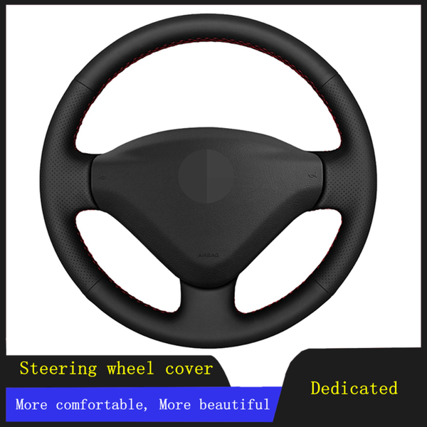 

steering wheel covers diy cover artificial leather for 207 2006-2014 partner 2009-2021 expert 2008-2021 scudo 2010-2021