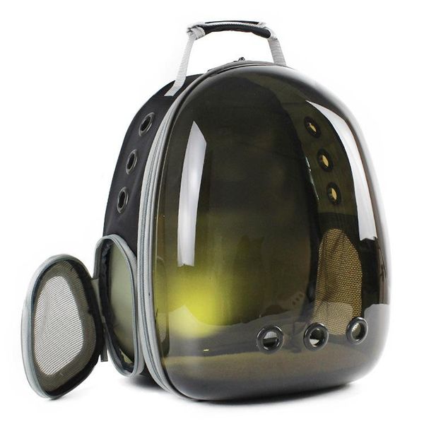 

cat carriers,crates & houses pet dog backpack transparent outdoor travel products breathable shoulder handle bags for small cats