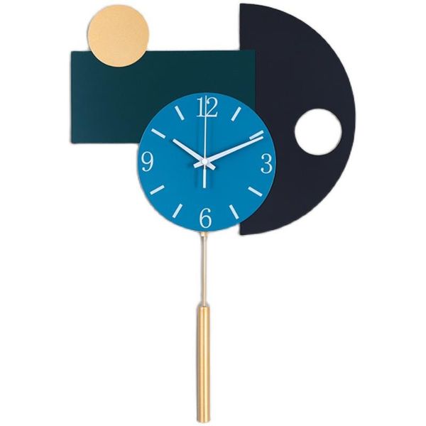 

nordic metal wall clock living room decoration watches home decor mute creative kitchen mechanism my melody gift clocks