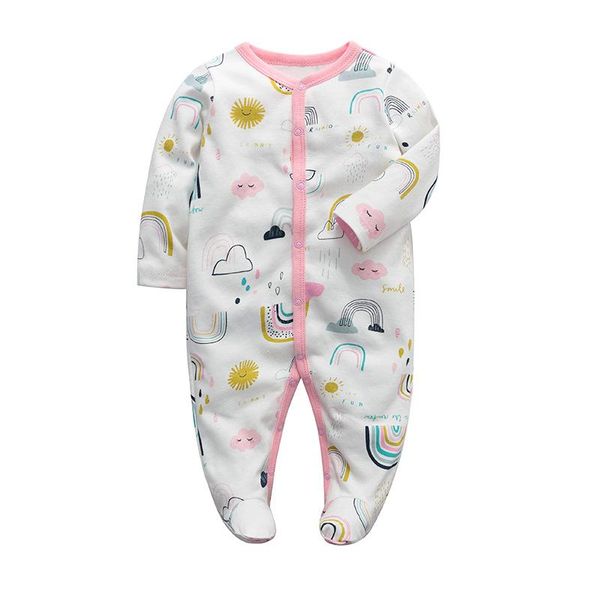 

jumpsuits 2021 baby rompers boy clothing floral girls clothes cartoon kids outfits infant jumpsuit roupas bebes autumn, Blue