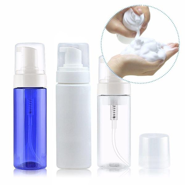 

100/150/200ml portable plastic foaming soap dispensers pump bottles bubble suds squeeze bottle sn- storage & jars
