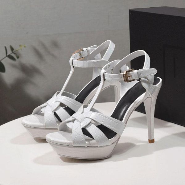 

summer europe and the united states long legs are thin ladies sandals high heels women's heel height 14cm size 35-40., Black