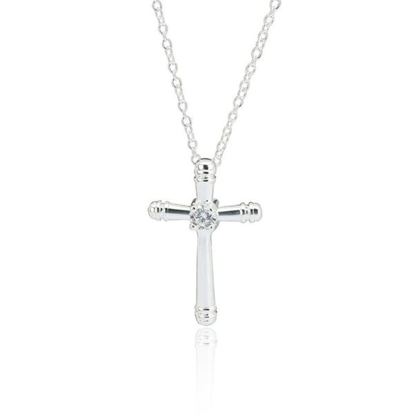 

pendant necklaces cross-shaped chain necklace 18'' hermosa special fashion chains choker wholesale xl000400 charm gift, Silver