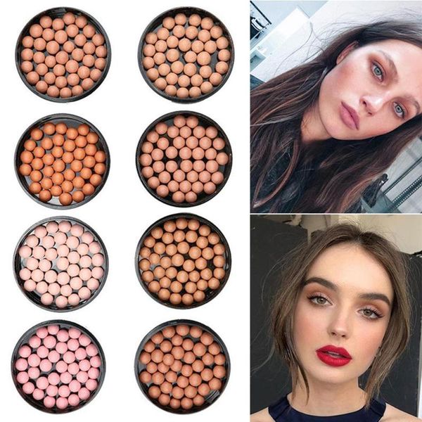 

blush 1pc face makeup matte blusher ball 3 in 1 colorete powder balls 8 colors