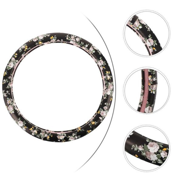 

peony four seasons universal auto car steering wheel cover leather protector covers