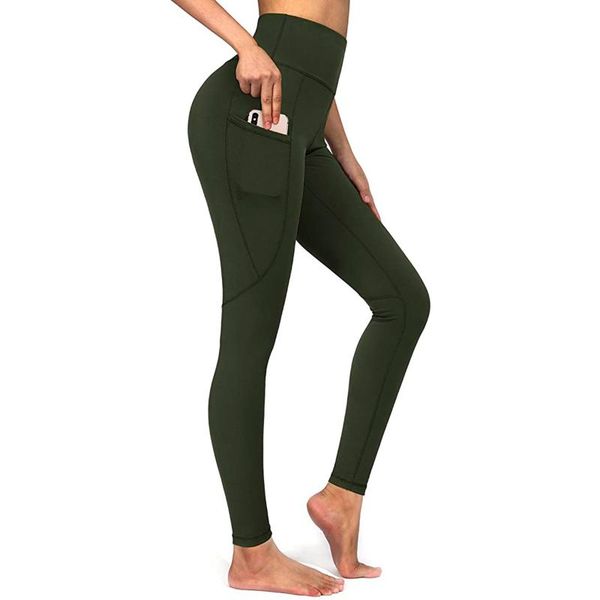 

women's leggings fitness pants print workout sports running athletic push up women clothing polyester cargo j5, Black