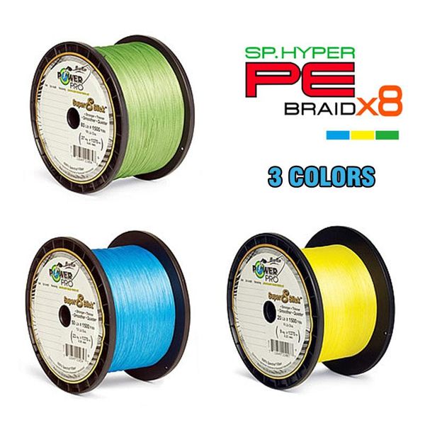 

1500yds braided fishing line 8 strand 65 lb ~ 120lb saltwater freshwater underwater hungting lines x8 braid