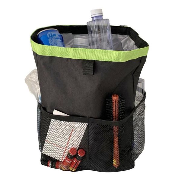 

car organizer universal trash can garbage bag with lid foldable container multifunctional daily necessities storage box