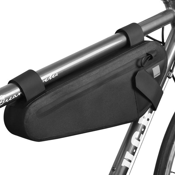

designer bags full waterproof mountain road cycling bike tube front frame bicycle triangle bag pouch pannier pouch pack