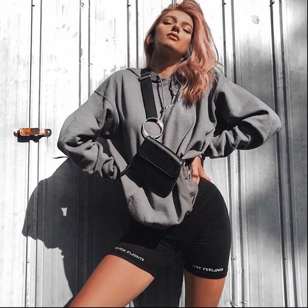 

fitness high waist women legging biker korean casual cotton black athleisure cycling clothes pants pantalones