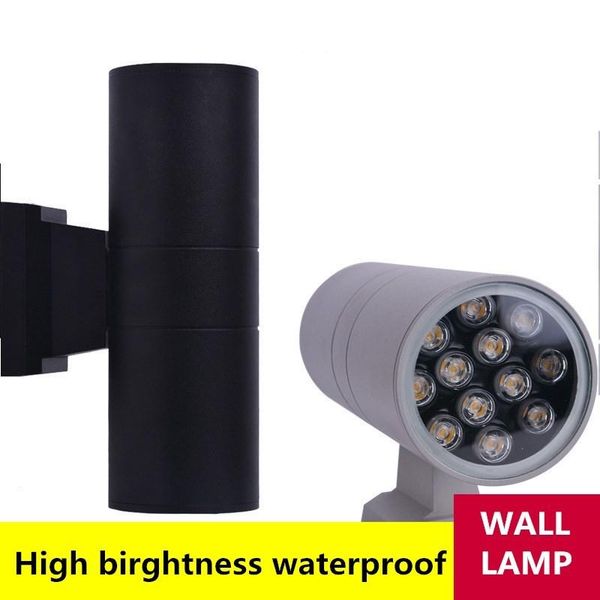 

outdoor wall lamps modern minimalistled double headlights lights waterproof spotlights garden villa terrace