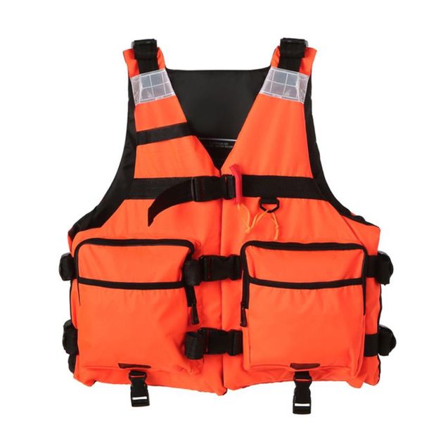 

life vest & buoy water sport whistle reflective jacket for kayaking fishing sailing floatation safety waistcoat