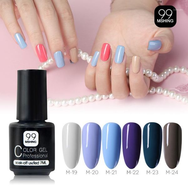 

gel nail polish 6pcs/lot led uv for soak off nails lacquer glitter hybrid1, Red;pink