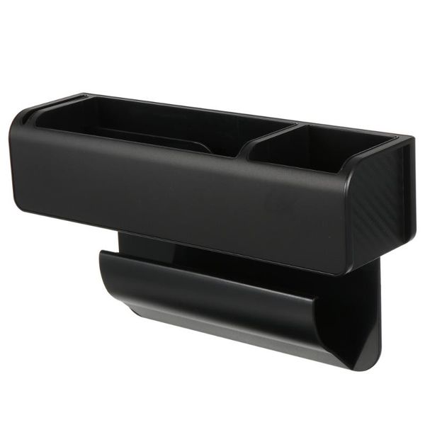 

car organizer durable seat front gap filler box accessory (black)