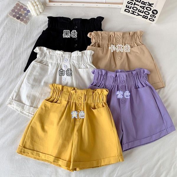 

girls shorts fashion summer kids clothes 4-9 years, Black