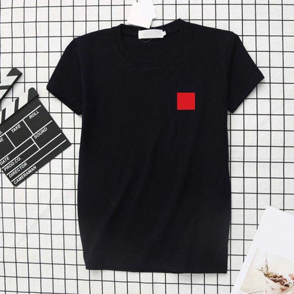 

men's t-shirts foreign trade summer embroidered love pairs style short sleeve printed mens womens summer casual couple tees, White;black