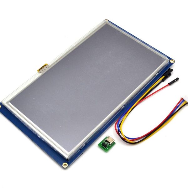 

integrated circuits nextion 7.0 inch tft touch screen 800 x 480 uart hmi intelligent smart lcd module display panel for raspberry pi