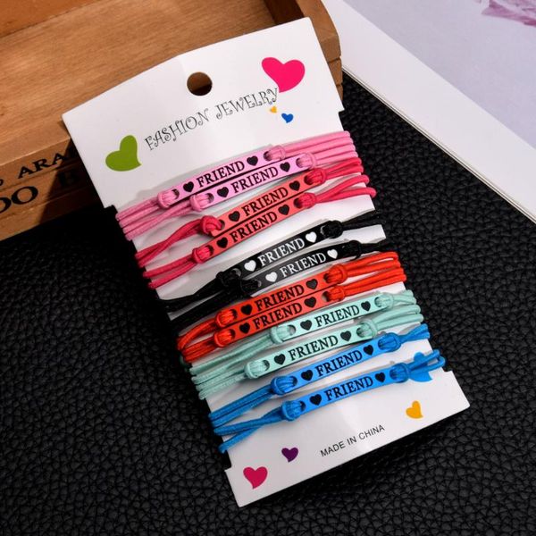 

charm bracelets 12 pcs/set friends hope set for women men elastic friendship bracelet wristband fashion jewelry gifts, Golden;silver